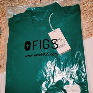 Figs Rafaela Mandarin Scrub Top Hunter XXS